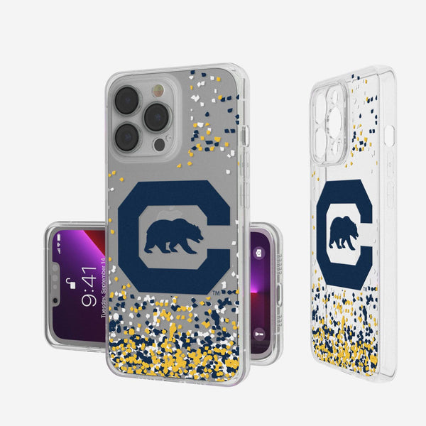California Golden Bears Confetti iPhone Clear Case