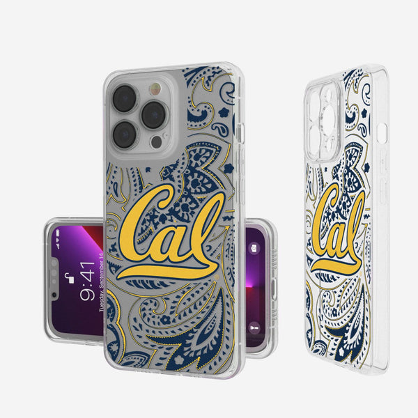 California Golden Bears Paisley iPhone Clear Case