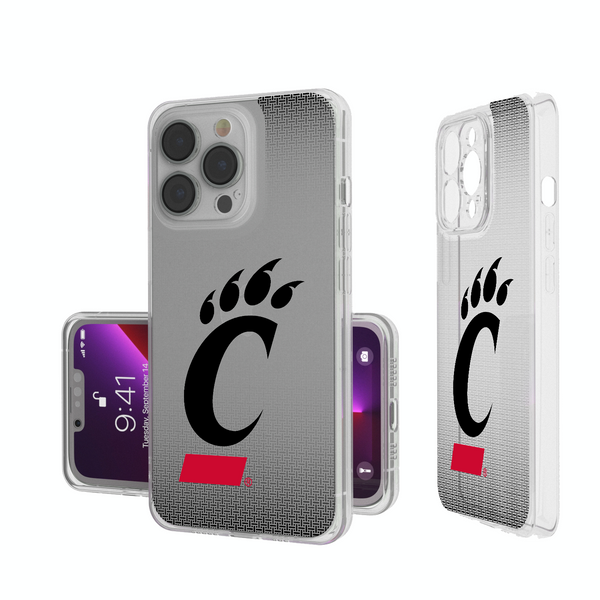 Cincinnati Bearcats Linen iPhone Clear Phone Case