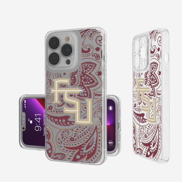 Florida State Seminoles Paisley iPhone Clear Case