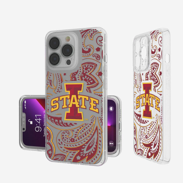 Iowa State Cyclones Paisley iPhone Clear Case