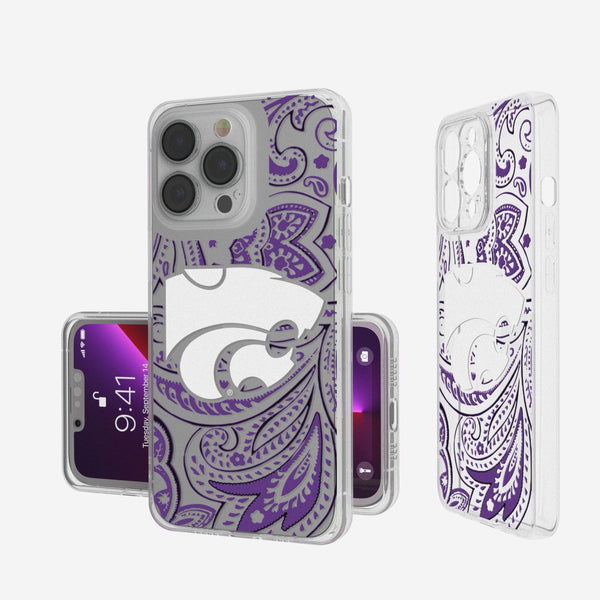 Kansas State Wildcats Paisley iPhone Clear Case