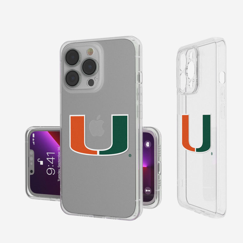 Miami Hurricanes Insignia iPhone 7 / 8 Clear Slim Case