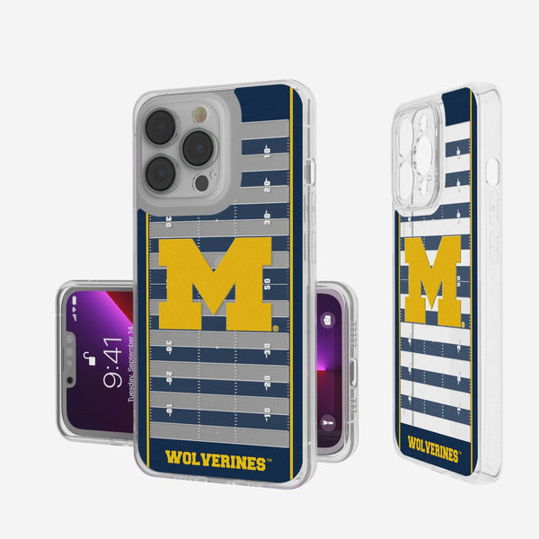 Michigan Wolverines Football Field iPhone Clear Case