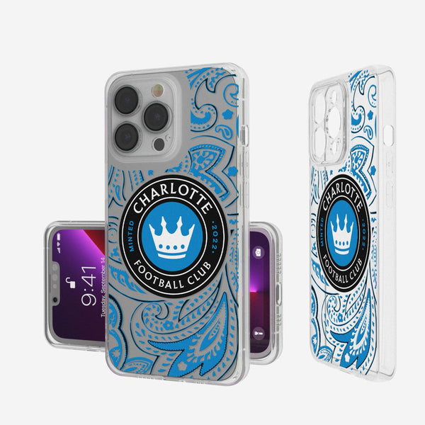 Charlotte FC  Paisley iPhone Clear Case