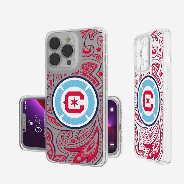 Chicago Fire  Paisley iPhone Clear Case
