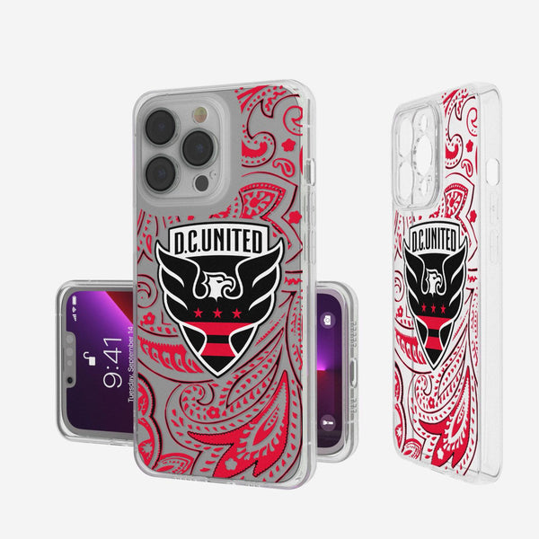 DC United  Paisley iPhone Clear Case