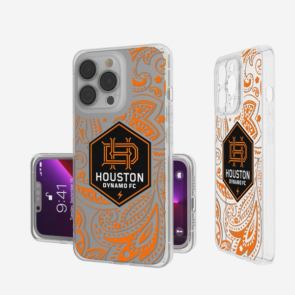 Houston Dynamo  Paisley iPhone Clear Case