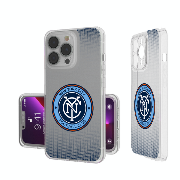 New York City FC  Linen iPhone Clear Phone Case