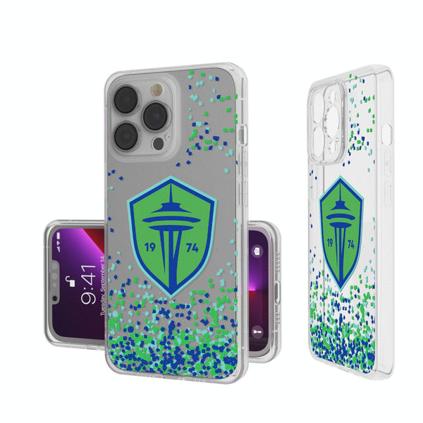 Seattle Sounders FC   Confetti iPhone Clear Phone Case