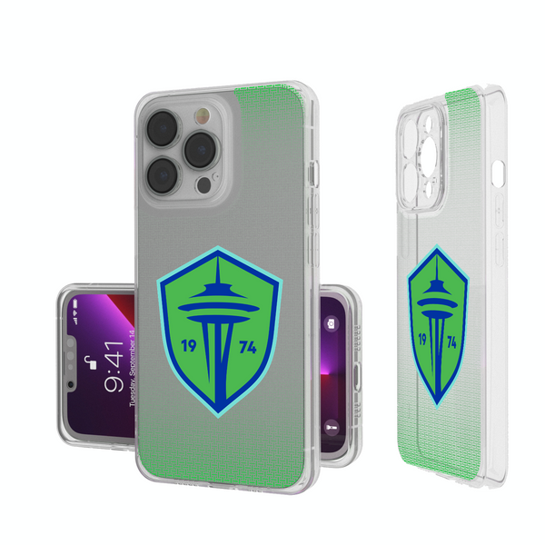 Seattle Sounders FC   Linen iPhone Clear Phone Case