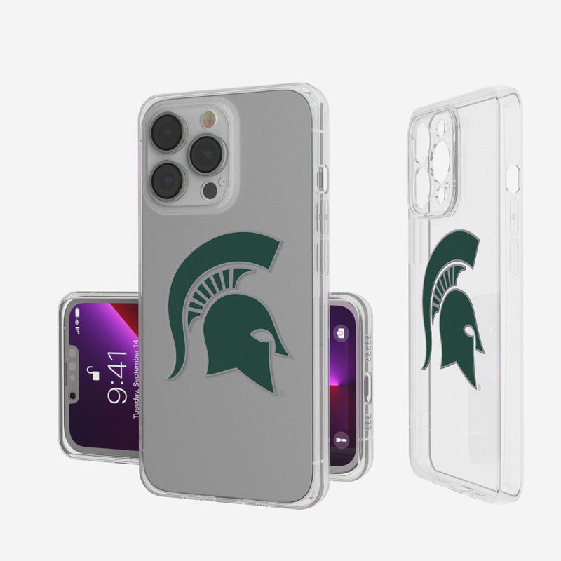 Michigan State Spartans Insignia iPhone 7 / 8 / SE Clear Slim Case