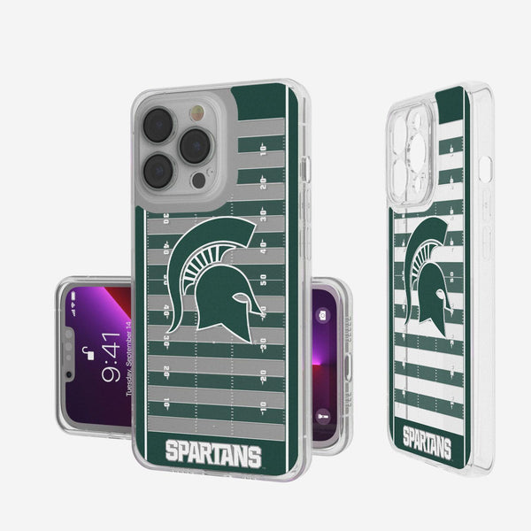 Michigan State Spartans Football Field iPhone Clear Case