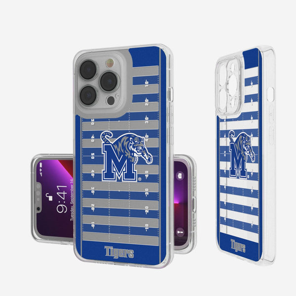 Memphis Tigers Football Field iPhone Clear Case