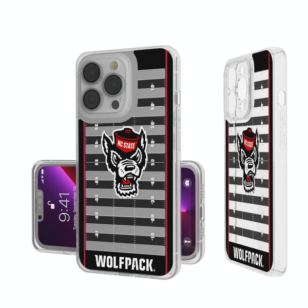 North Carolina State Wolfpack Football Field iPhone Clear Case