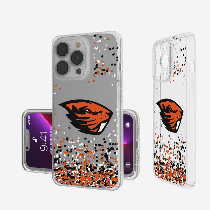 Oregon State Beavers Confetti iPhone Clear Case