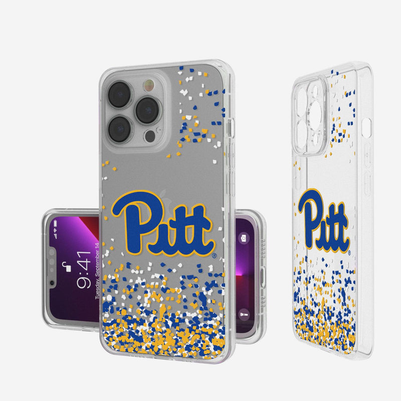 Pittsburgh Panthers Confetti iPhone Clear Case