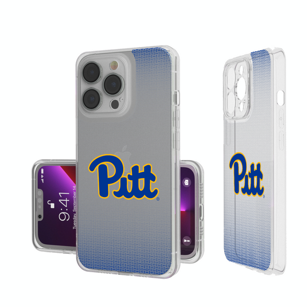 Pittsburgh Panthers Linen iPhone Clear Phone Case
