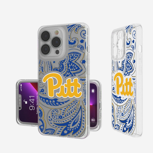 Pittsburgh Panthers Paisley iPhone Clear Case
