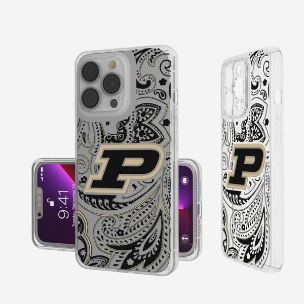 Purdue Boilermakers Paisley iPhone Clear Case