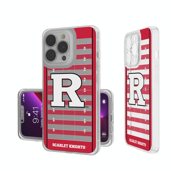 Rutgers Scarlet Knights Football Field iPhone Clear Case