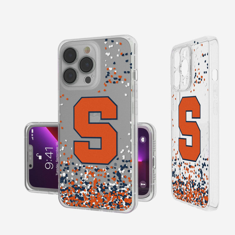 Syracuse Orange Confetti iPhone Clear Case