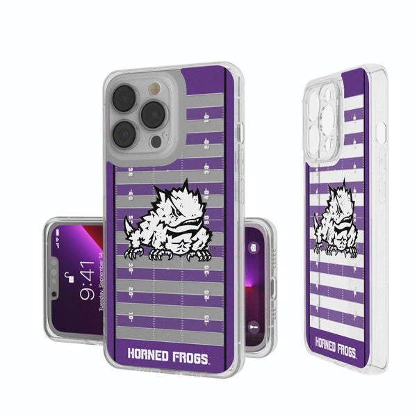 Texas Christian Horned Frogs Football Field iPhone Clear Case