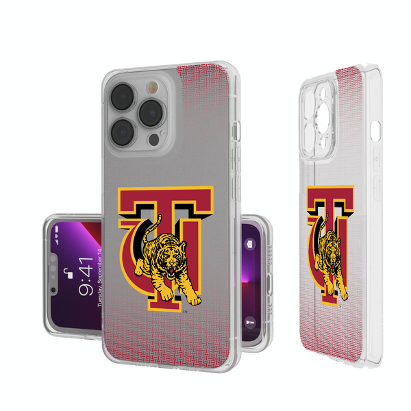 Tuskegee Golden Tigers Linen iPhone Clear Phone Case