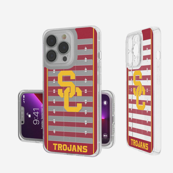 Southern California Trojans Football Field iPhone Clear Case