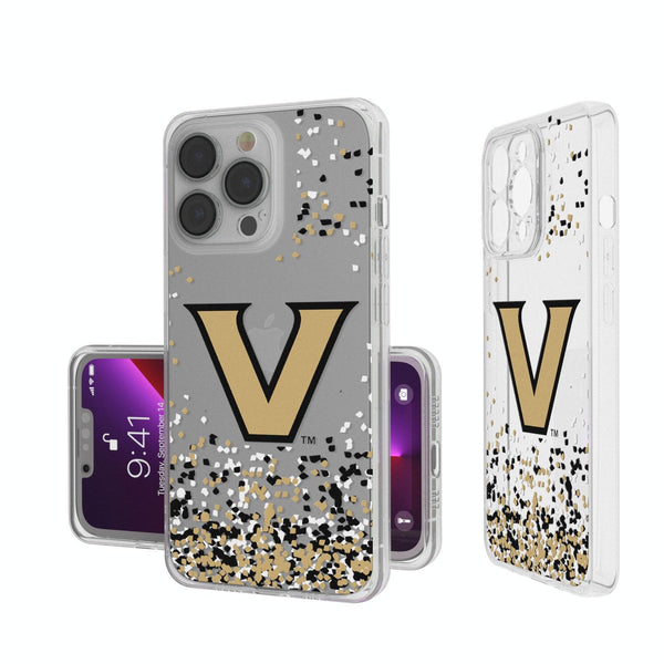 Vanderbilt Commodores Confetti iPhone Clear Case