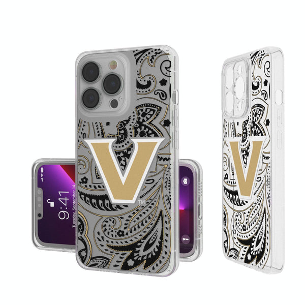 Vanderbilt Commodores Paisley iPhone Clear Case