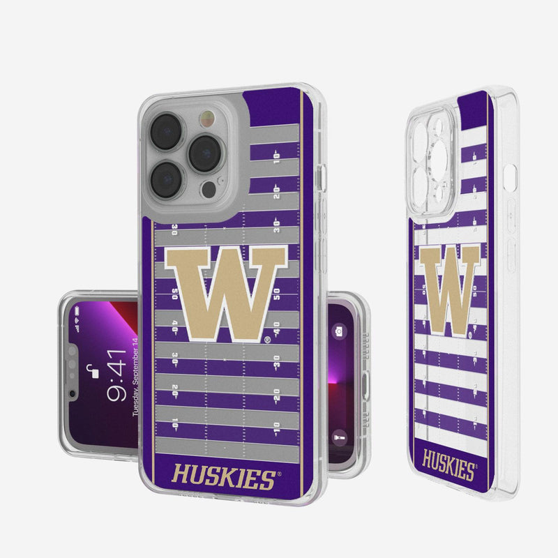 Washington Huskies Football Field iPhone Clear Case