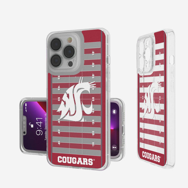 Washington State Cougars Football Field iPhone Clear Case