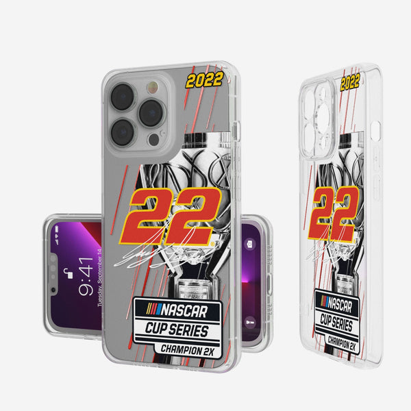 Joey Logano Penske 22 2022 NASCAR Champ iPhone 7 / 8 / SE Clear Case