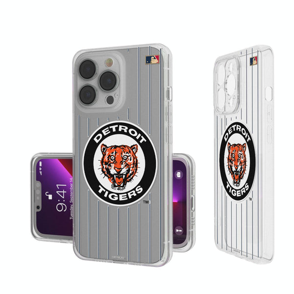 Detroit Tigers 1961-1963 - Cooperstown Collection Pinstripe iPhone Clear Case