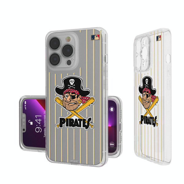 Pittsburgh Pirates 1958-1966 - Cooperstown Collection Pinstripe iPhone Clear Case