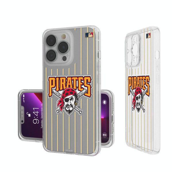 Pittsburgh Pirates 1997-2013 - Cooperstown Collection Pinstripe iPhone Clear Case