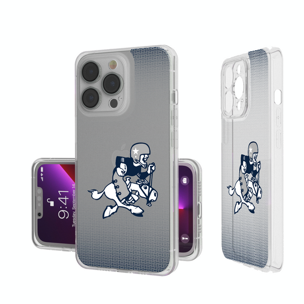 Dallas Cowboys 1966-1969 Historic Collection Linen iPhone Clear Phone Case