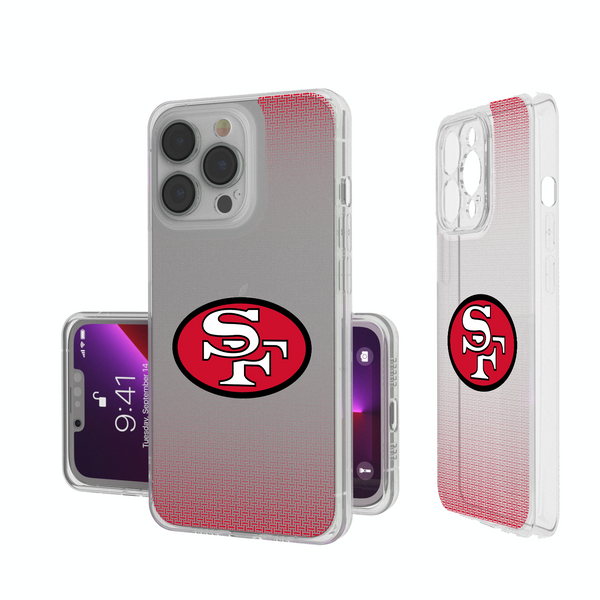 San Francisco 49ers Historic Collection Linen iPhone Clear Phone Case