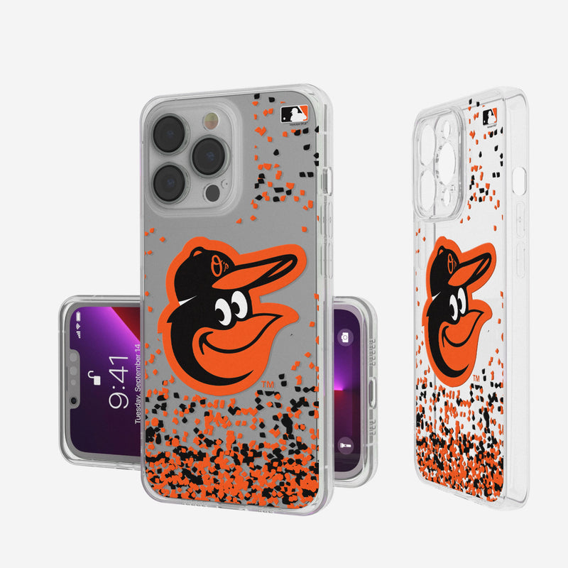 Baltimore Orioles Confetti iPhone Clear Case