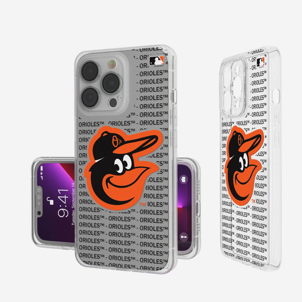 Baltimore Orioles Blackletter iPhone Clear Case