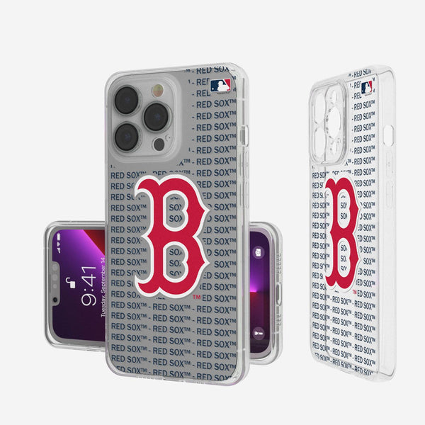 Boston Red Sox Blackletter iPhone Clear Case