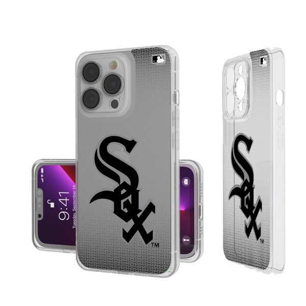Chicago White Sox Linen iPhone Clear Phone Case