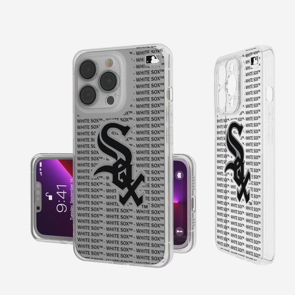 Chicago White Sox Blackletter iPhone Clear Case