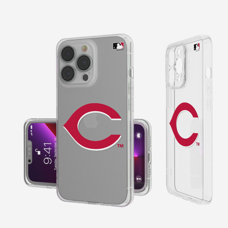 Cincinnati Reds Insignia iPhone 7 / 8 / SE Clear Slim Case