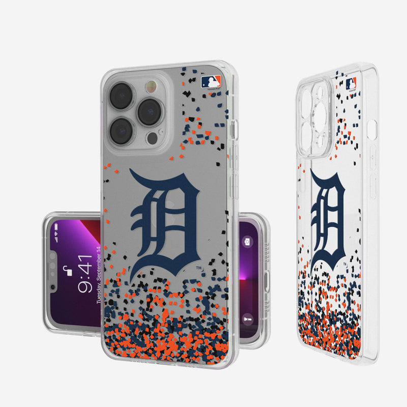 Detroit Tigers Confetti iPhone Clear Case