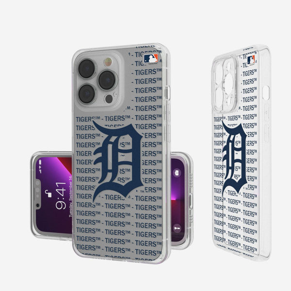 Detroit Tigers Blackletter iPhone Clear Case