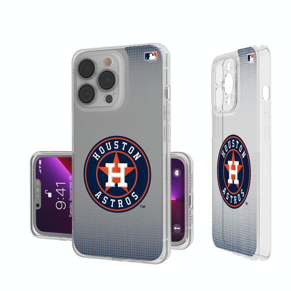 Houston Astros Linen iPhone Clear Phone Case