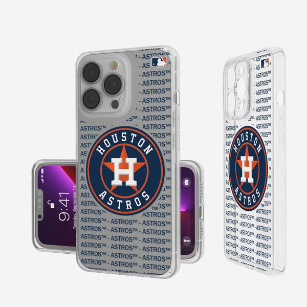 Houston Astros Blackletter iPhone Clear Case
