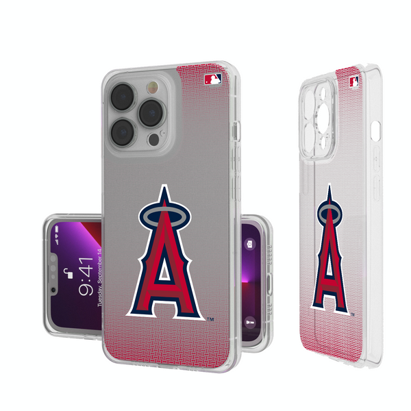 Los Angeles Angels Linen iPhone Clear Phone Case